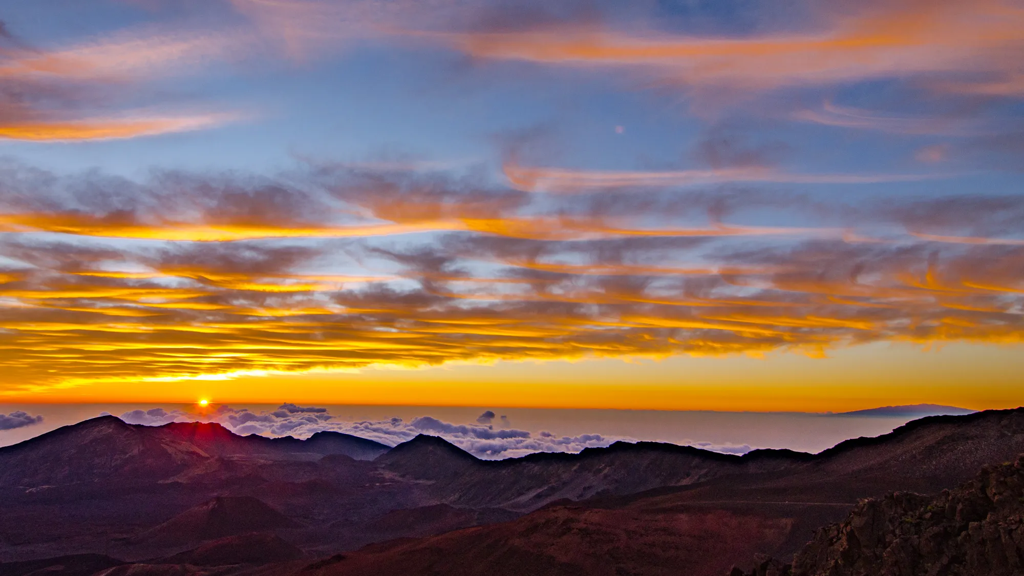 sunrise on Haleakalā