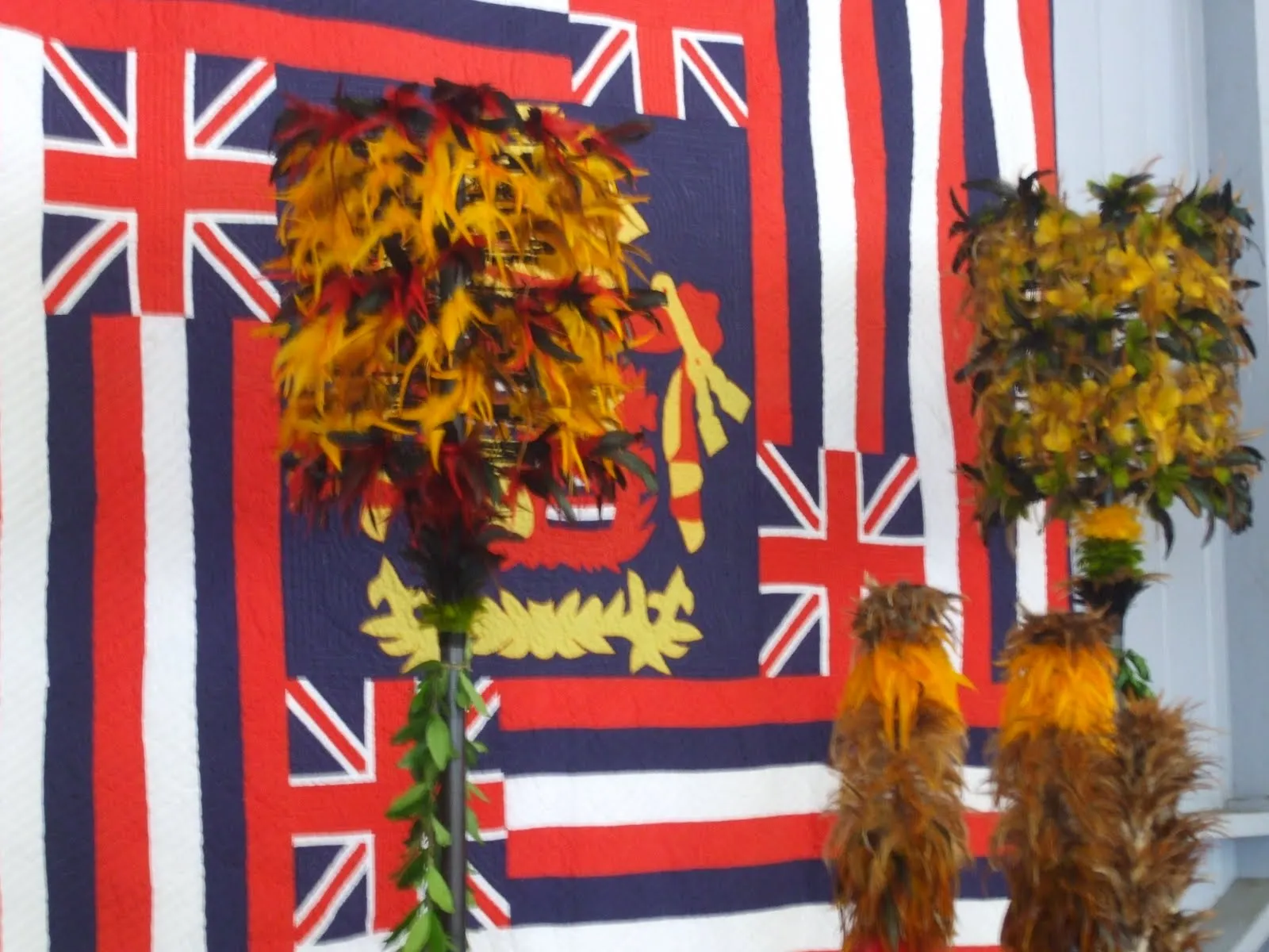 kahili  - chickens feathers